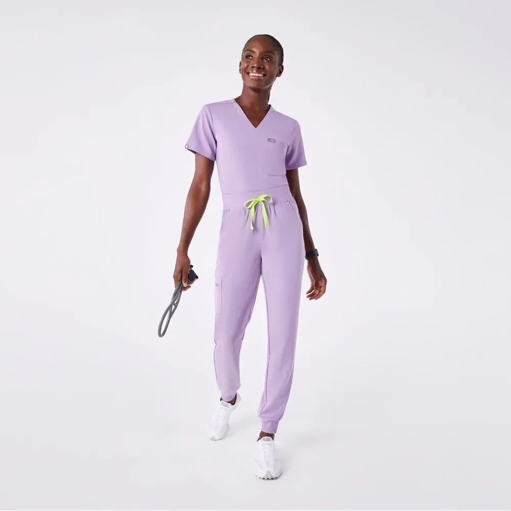 FIGS Zamora Jogger Scrub Pants in Lavender Dew Size XLT